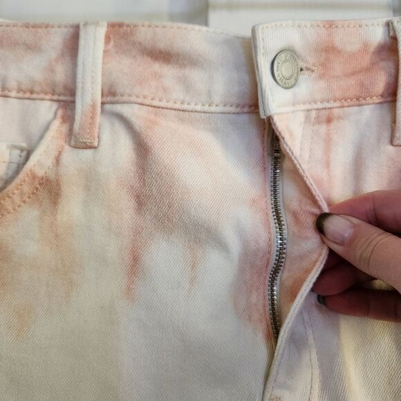 Mavi Rosie Denim Cutoff High Rise Shorts Size 31 - Picture 4 of 10